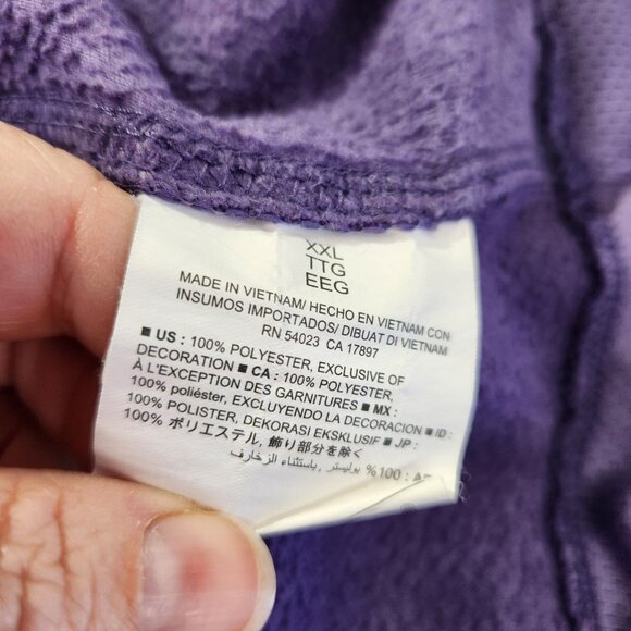 Old Navy Purple Active Womens Cocoon Pullover Sweatshirt Womens Plus Size XXL - Picture 12 of 16